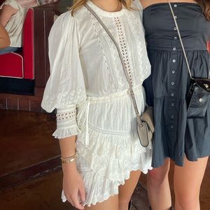 Love Shack Fancy Cream Dress